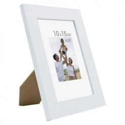 Ceanothe Cadres Et Albums Photos Cadre Photo Blanc 10x15 Cm Bois Reconstitué -Décoration de porte Soldes cadre photo blanc 10x15 cm bois reconstitue 4
