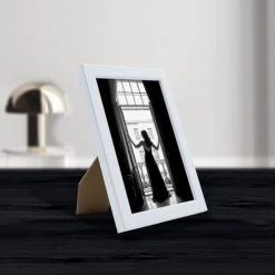 Ceanothe Cadres Et Albums Photos Cadre Photo Blanc 10x15 Cm Résine Recyclée -Décoration de porte Soldes cadre photo blanc 10x15 cm resine recyclee 3