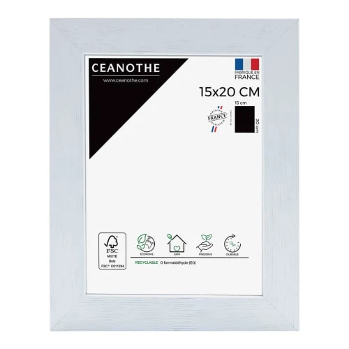 Ceanothe Cadres Et Albums Photos Cadre Photo Blanc 15x20 Cm Bois Reconstitué 1 Ceanothe Cadres Et Albums Photos Cadre Photo Blanc 15x20 Cm Bois Reconstitué