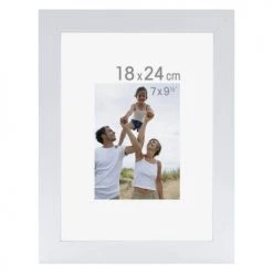 Ceanothe Cadres Et Albums Photos Cadre Photo Blanc 18x24 Cm Bois Reconstitué