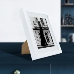 Ceanothe Cadres Et Albums Photos Cadre Photo Blanc 18x24 Cm Bois Reconstitué -Décoration de porte Soldes cadre photo blanc 18x24 cm bois reconstitue 8