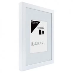 Ceanothe Cadres Et Albums Photos Cadre Photo Blanc 20x30 Cm Bois Reconstitué -Décoration de porte Soldes cadre photo blanc 20x30 cm bois reconstitue 16