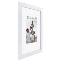 Ceanothe Cadres Et Albums Photos Cadre Photo Blanc 20x30 Cm Bois Reconstitué -Décoration de porte Soldes cadre photo blanc 20x30 cm bois reconstitue 4