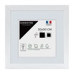 Ceanothe Cadres Et Albums Photos Cadre Photo Blanc 30x30cm