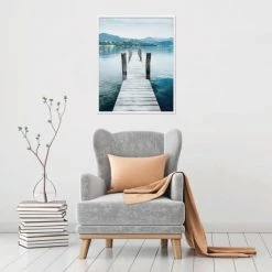 Ceanothe Cadres Et Albums Photos Cadre Photo Blanc 30x45 Cm Résine Plastique -Décoration de porte Soldes cadre photo blanc 30x45 cm resine plastique 2