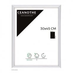 Ceanothe Cadres Et Albums Photos Cadre Photo Blanc 30x45 Cm Résine Plastique