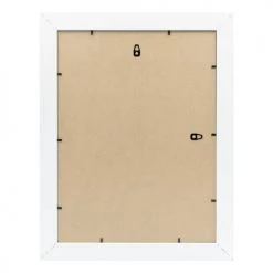 Ceanothe Cadres Et Albums Photos Cadre Photo Blanc Acier 20x30 Cm Bois Massif -Décoration de porte Soldes cadre photo blanc acier 20x30 cm bois massif 3