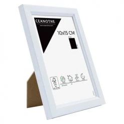 Ceanothe Cadres Et Albums Photos Cadre Photo Blanc Résine Plastique 10x15 -Décoration de porte Soldes cadre photo blanc resine plastique 10x15 5