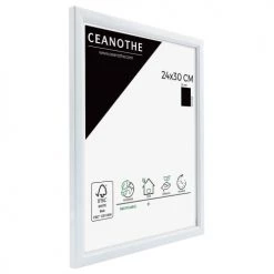 Ceanothe Cadres Et Albums Photos Cadre Photo Blanc Résine Plastique 24x30 -Décoration de porte Soldes cadre photo blanc resine plastique 24x30 5