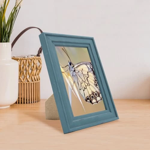 Ceanothe Cadres Et Albums Photos Cadre Photo Bleu 10x15 Cm Bois Massif 4 Ceanothe Cadres Et Albums Photos Cadre Photo Bleu 10x15 Cm Bois Massif – Image 4