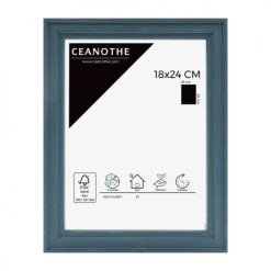 Ceanothe Cadres Et Albums Photos Cadre Photo Bleu 18x24 Cm Bois Massif
