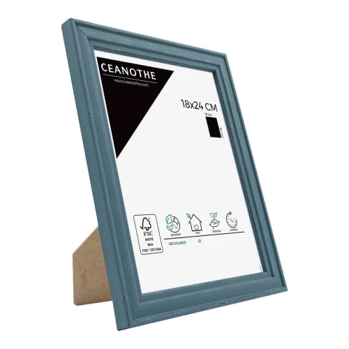 Ceanothe Cadres Et Albums Photos Cadre Photo Bleu 18x24 Cm Bois Massif 5 Ceanothe Cadres Et Albums Photos Cadre Photo Bleu 18x24 Cm Bois Massif – Image 5