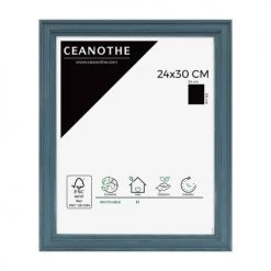 Ceanothe Cadres Et Albums Photos Cadre Photo Bleu 24x30 Cm Bois Massif
