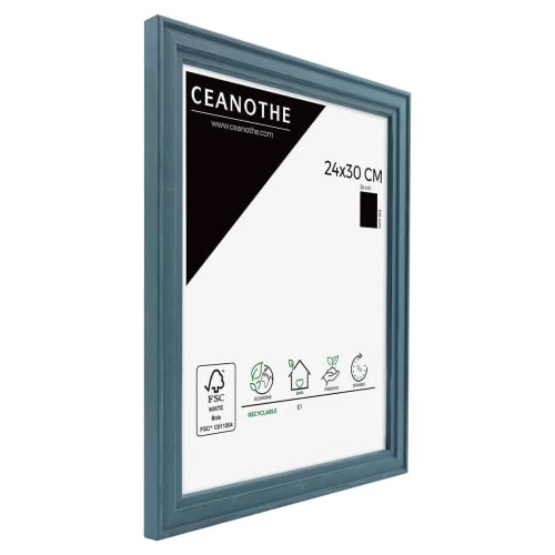 Ceanothe Cadres Et Albums Photos Cadre Photo Bleu 24x30 Cm Bois Massif 5 Ceanothe Cadres Et Albums Photos Cadre Photo Bleu 24x30 Cm Bois Massif – Image 5