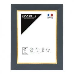 Ceanothe Cadres Et Albums Photos Cadre Photo Bleu Doré 10x15 Cm Résine Recyclée