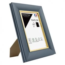 Ceanothe Cadres Et Albums Photos Cadre Photo Bleu Doré 10x15 Cm Résine Recyclée -Décoration de porte Soldes cadre photo bleu dore 10x15 cm resine recyclee 5