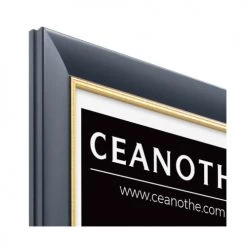 Ceanothe Cadres Et Albums Photos Cadre Photo Bleu Doré 40x50 Cm Résine Recyclée -Décoration de porte Soldes cadre photo bleu dore 40x50 cm resine recyclee 3