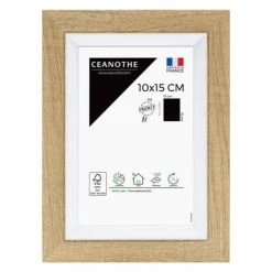 Ceanothe Cadres Et Albums Photos Cadre Photo Bois Blanc 10x15 Cm Résine Recyclée