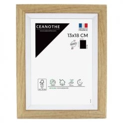 Ceanothe Cadres Et Albums Photos Cadre Photo Bois Blanc 13x18 Cm Résine Recyclée