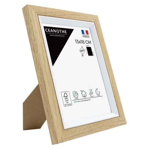 Ceanothe Cadres Et Albums Photos Cadre Photo Bois Blanc 13x18 Cm Résine Recyclée 5 Ceanothe Cadres Et Albums Photos Cadre Photo Bois Blanc 13x18 Cm Résine Recyclée – Image 5