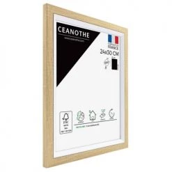 Ceanothe Cadres Et Albums Photos Cadre Photo Bois Blanc 24x30 Cm Résine Recyclée -Décoration de porte Soldes cadre photo bois blanc 24x30 cm resine recyclee 4
