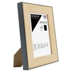 Ceanothe Cadres Et Albums Photos Cadre Photo Bois Noir 10x15 Cm Résine Recyclée -Décoration de porte Soldes cadre photo bois noir 10x15 cm resine recyclee 1