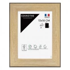 Ceanothe Cadres Et Albums Photos Cadre Photo Bois Noir 13x18 Cm Résine Recyclée