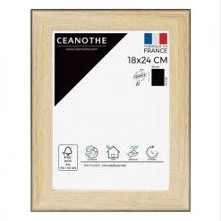 Ceanothe Cadres Et Albums Photos Cadre Photo Bois Noir 18x24 Cm Résine Recyclée