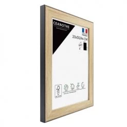 Ceanothe Cadres Et Albums Photos Cadre Photo Bois Noir 20x30 Cm Résine Recyclée -Décoration de porte Soldes cadre photo bois noir 20x30 cm resine recyclee 4