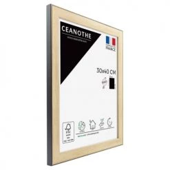 Ceanothe Cadres Et Albums Photos Cadre Photo Bois Noir 30x40 Cm Résine Recyclée -Décoration de porte Soldes cadre photo bois noir 30x40 cm resine recyclee 4
