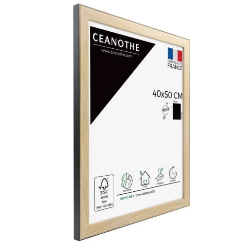 Ceanothe Cadres Et Albums Photos Cadre Photo Bois Noir 40x50 Cm Résine Recyclée 5 Ceanothe Cadres Et Albums Photos Cadre Photo Bois Noir 40x50 Cm Résine Recyclée – Image 5