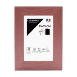 Ceanothe Cadres Et Albums Photos Cadre Photo Bois Reconstitué Terracotta 10x15 Cm