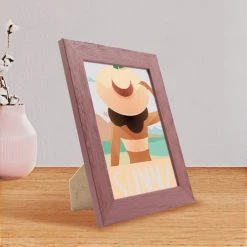 Ceanothe Cadres Et Albums Photos Cadre Photo Bois Reconstitué Terracotta 15x20 Cm -Décoration de porte Soldes cadre photo bois reconstitue terracotta 15x20 cm 3