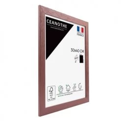 Ceanothe Cadres Et Albums Photos Cadre Photo Bois Reconstitué Terracotta 30x40 Cm -Décoration de porte Soldes cadre photo bois reconstitue terracotta 30x40 cm 4