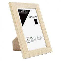 Ceanothe Cadres Et Albums Photos Cadre Photo Brut 10x15 Cm Bois Reconstitué -Décoration de porte Soldes cadre photo brut 10x15 cm bois reconstitue 2