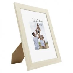 Ceanothe Cadres Et Albums Photos Cadre Photo Brut 18x24 Cm Bois Reconstitué -Décoration de porte Soldes cadre photo brut 18x24 cm bois reconstitue 4