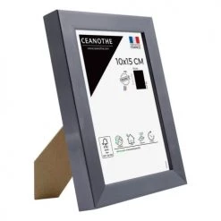Ceanothe Cadres Et Albums Photos Cadre Photo Carbone 10x15 Cm Résine Recyclée -Décoration de porte Soldes cadre photo carbone 10x15 cm resine recyclee 1