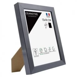 Ceanothe Cadres Et Albums Photos Cadre Photo Carbone 13x18 Cm Résine Recyclée -Décoration de porte Soldes cadre photo carbone 13x18 cm resine recyclee 4