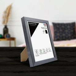 Ceanothe Cadres Et Albums Photos Cadre Photo Carbone 15x20 Cm Résine Recyclée -Décoration de porte Soldes cadre photo carbone 15x20 cm resine recyclee 3