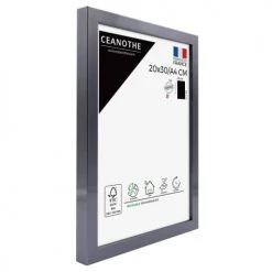 Ceanothe Cadres Et Albums Photos Cadre Photo Carbone 20x30/A4 Cm Résine Recyclée -Décoration de porte Soldes cadre photo carbone 20x30 a4 cm resine recyclee 1