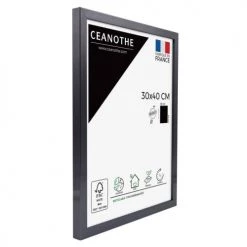 Ceanothe Cadres Et Albums Photos Cadre Photo Carbone 30x40 Cm Résine Recyclée -Décoration de porte Soldes cadre photo carbone 30x40 cm resine recyclee 4