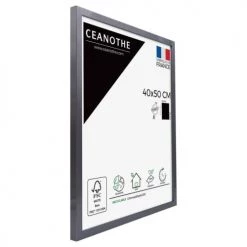 Ceanothe Cadres Et Albums Photos Cadre Photo Carbone 40x50 Cm Résine Recyclée -Décoration de porte Soldes cadre photo carbone 40x50 cm resine recyclee 4