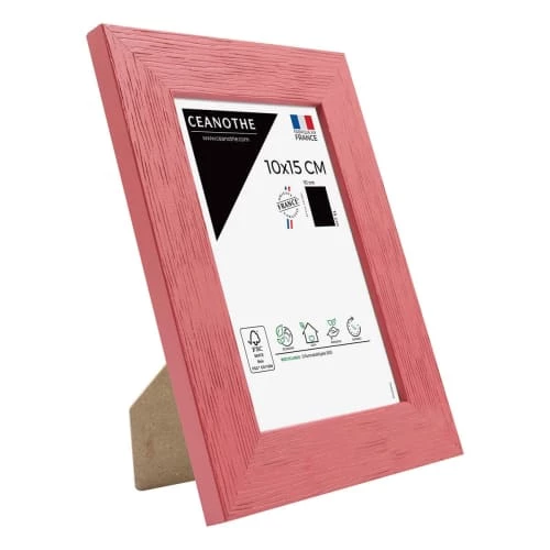 Ceanothe Cadres Et Albums Photos Cadre Photo Cerise 10x15 Cm Bois Reconstitué 3 Ceanothe Cadres Et Albums Photos Cadre Photo Cerise 10x15 Cm Bois Reconstitué – Image 3