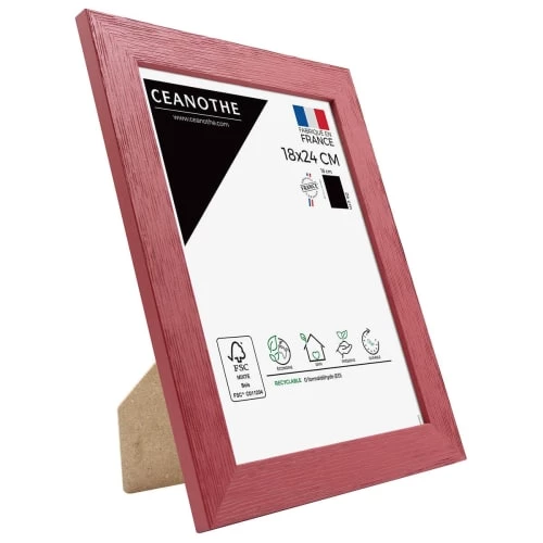 Ceanothe Cadres Et Albums Photos Cadre Photo Cerise 18x24 Cm Bois Reconstitué 2 Ceanothe Cadres Et Albums Photos Cadre Photo Cerise 18x24 Cm Bois Reconstitué – Image 2