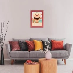 Ceanothe Cadres Et Albums Photos Cadre Photo Cerise 20x30 Cm Bois Reconstitué -Décoration de porte Soldes cadre photo cerise 20x30 cm bois reconstitue 3