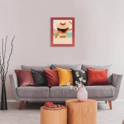 Ceanothe Cadres Et Albums Photos Cadre Photo Cerise 24x30 Cm Bois Reconstitué -Décoration de porte Soldes cadre photo cerise 24x30 cm bois reconstitue 3