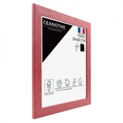 Ceanothe Cadres Et Albums Photos Cadre Photo Cerise 24x30 Cm Bois Reconstitué -Décoration de porte Soldes cadre photo cerise 24x30 cm bois reconstitue 4