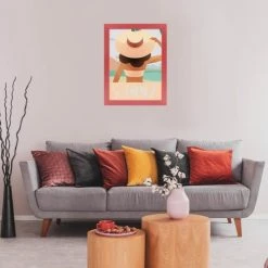 Ceanothe Cadres Et Albums Photos Cadre Photo Cerise 30x40 Cm Bois Reconstitué -Décoration de porte Soldes cadre photo cerise 30x40 cm bois reconstitue 3