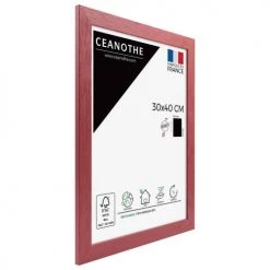 Ceanothe Cadres Et Albums Photos Cadre Photo Cerise 30x40 Cm Bois Reconstitué -Décoration de porte Soldes cadre photo cerise 30x40 cm bois reconstitue 4