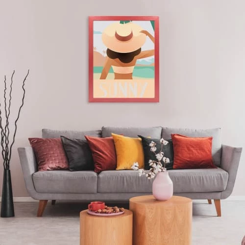 Ceanothe Cadres Et Albums Photos Cadre Photo Cerise 40x50 Cm Bois Reconstitué 4 Ceanothe Cadres Et Albums Photos Cadre Photo Cerise 40x50 Cm Bois Reconstitué – Image 4